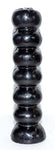 6 1/2" Black Seven Knob candles