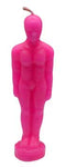 6 3/4" Pink Man candle