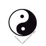 Yin Yang bumper sticker