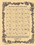 Witches' Alphabet poster