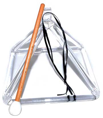 7" glass Singing pyramid