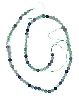 4mm  Rainbow Fluorite beads