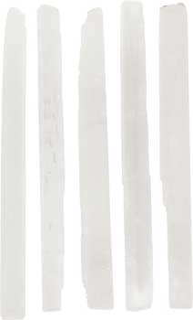 6" Selenite sticks (5 pack)