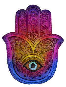 6" Hamsa Hand burner