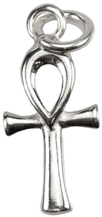 Ankh  sterling silver 1/2" x 5/8"