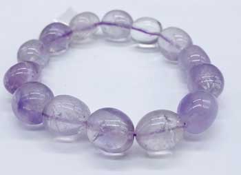 Amethyst gemstone bracelet