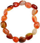 Carnelian gemstone bracelet