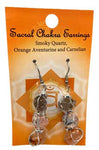 Sacral chakra earrings