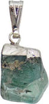 Aquamarine tumbled pendant