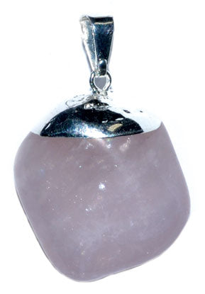 Rose Quartz tumbled pendant