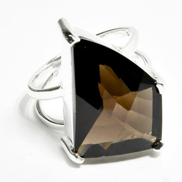 size 9 Smoky Quartz ring