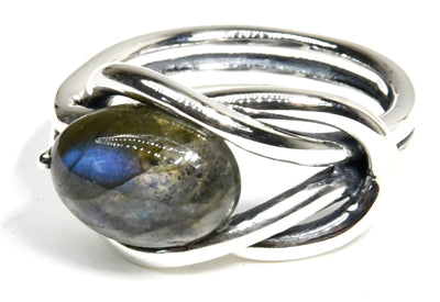 size 9 Labradorite ring