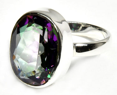 size 6 Mystic Quartz ring