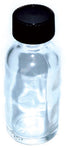 Clear 1oz Glass bottle & cap