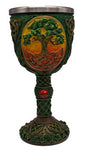 Tree of Life chalice 7 1/4"