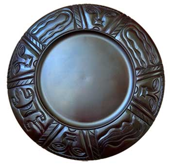 18" Babalawo divination wooden plate